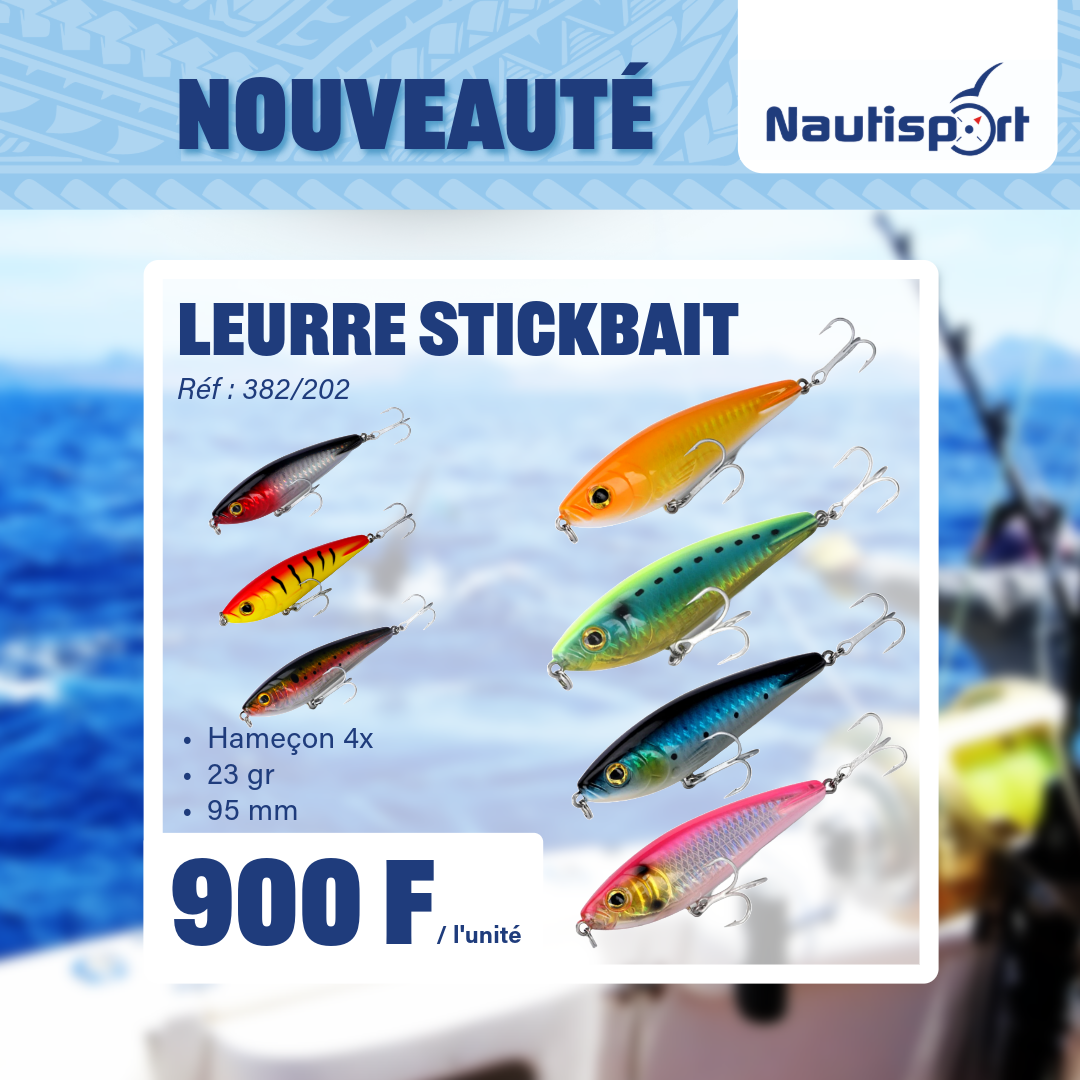 Leurre stickbait juin 2024